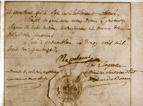 1814 - Première abdication de Napoléon à Fontainebleau