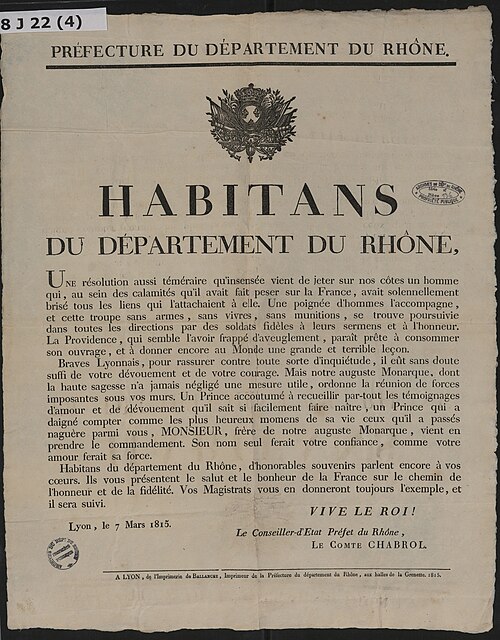 1815 - Les Cent-Jours