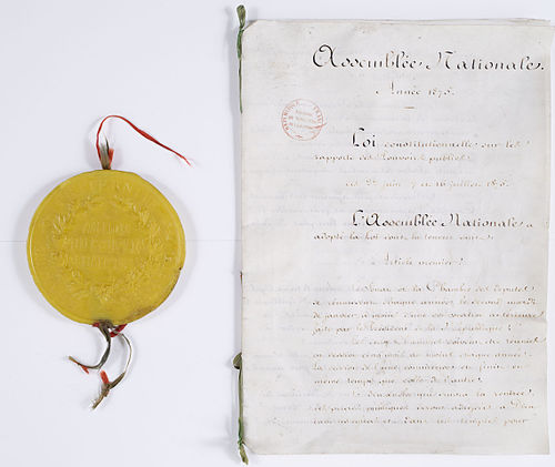 1875 - Amendement Wallon