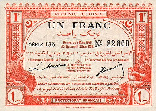 1881 - Protectorat tunisien