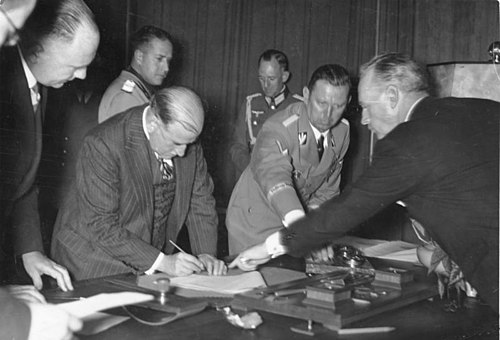 30 sept. 1938 - Accords de Munich