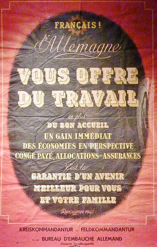 16 fév. 1943 - Service du travail obligatoire