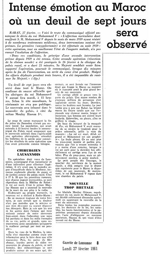 1956 - Indépendance du Maroc et de la Tunisie