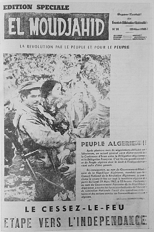 18 mars 1962 - Accords d'Évian
