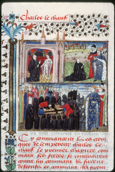 10 août 843 - Charles II le Chauve - Règne (843-877)