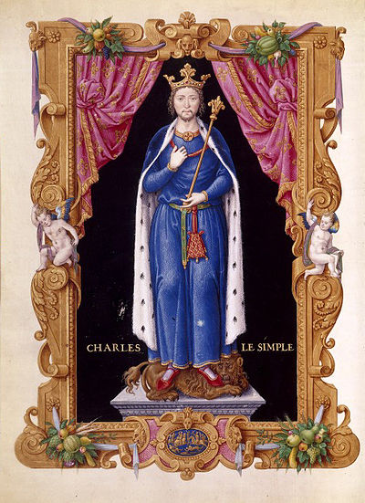 7 jan. 893 - Charles III le Simple - Règne (898-922)