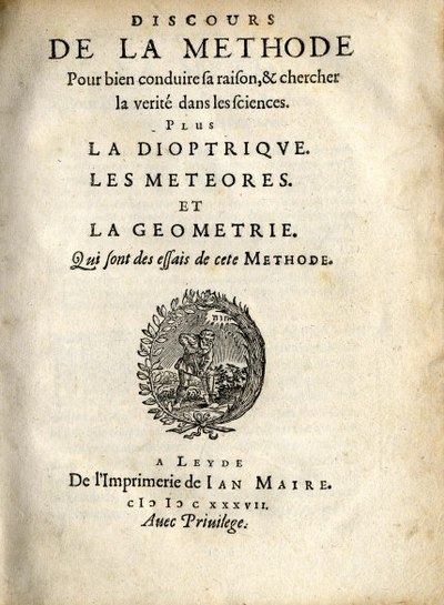 1637 - Descartes - Discours de la méthode