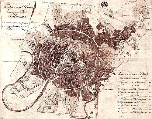 1812 - Incendie de Moscou