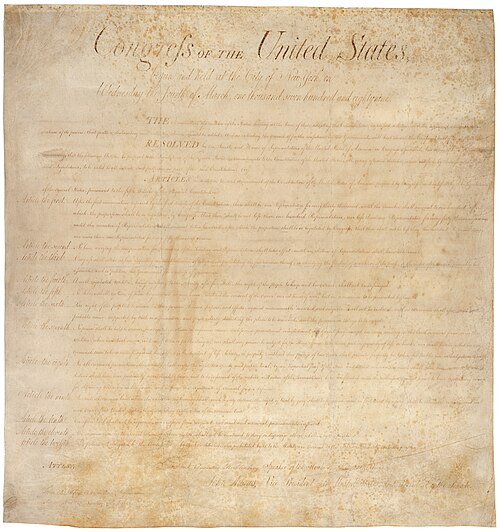 26 août 1789 - Déclaration des Droits de l'Homme et du Citoyen