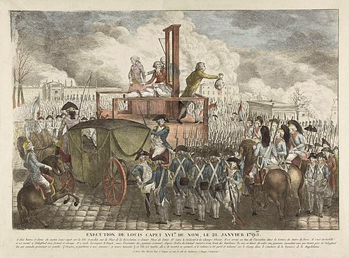 21 jan. 1793 - Exécution de Louis XVI