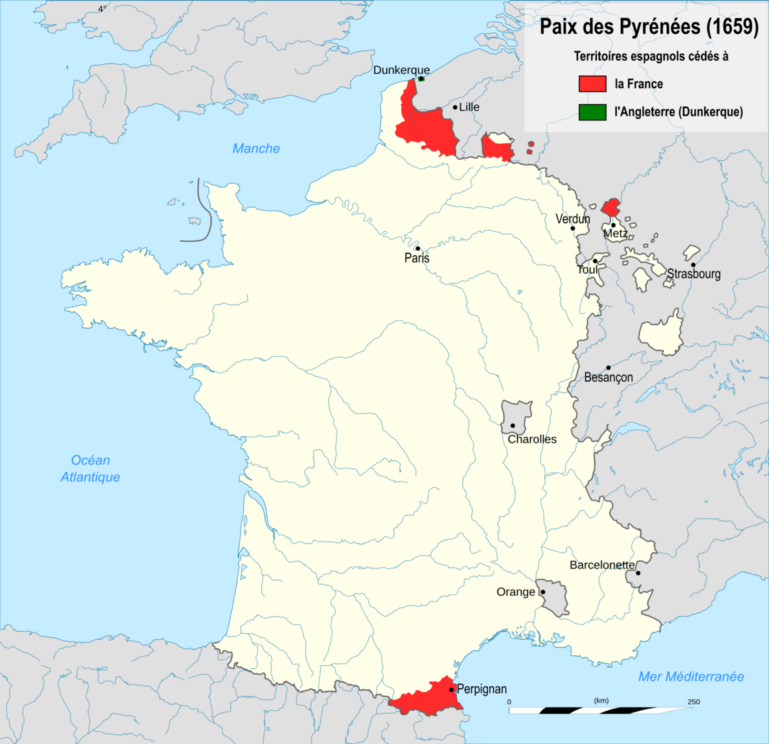 7 nov. 1659 - Traité des Pyrénées