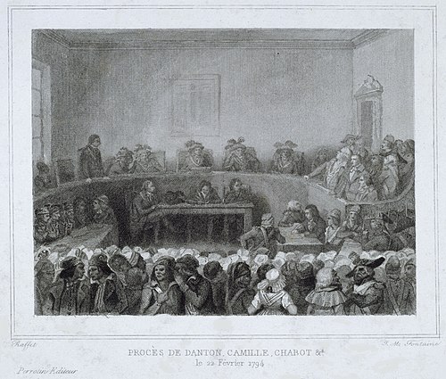 5 avr. 1794 - Procès de Georges Danton et des dantonistes