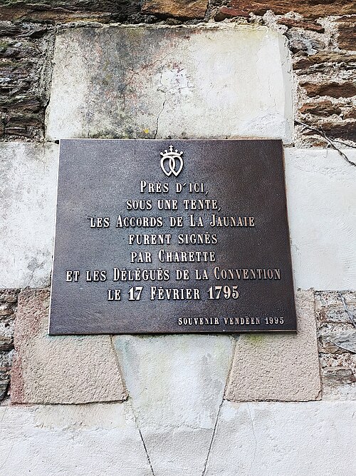 17 fév. 1795 - Traité de La Jaunaye