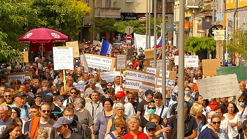 24 juil. 2021 - Mouvement Anti-pass sanitaire