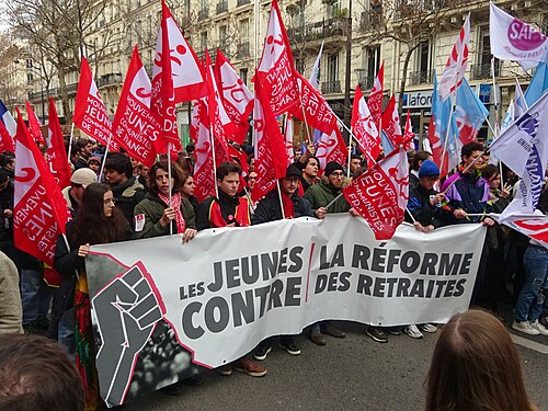 7 mars 2023 - Mouvement social contre la réforme des retraites en France de 2023