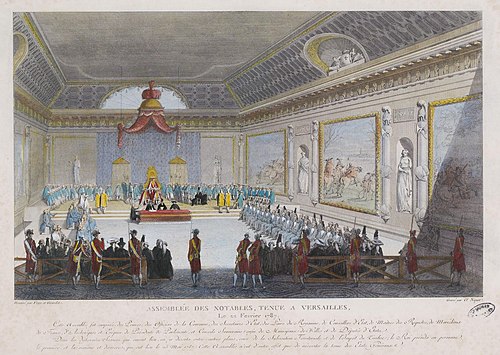 1787 - Assemblée des Notables